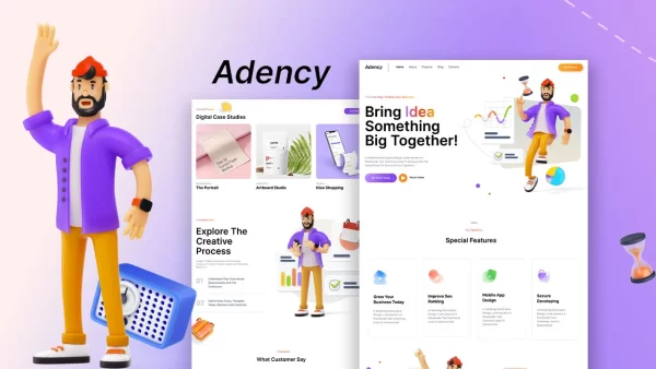 Adency – Creative Business & Agency Elementor Kit