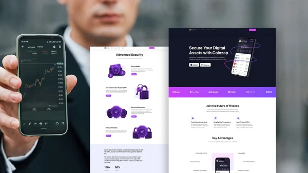 CoinZap – Crypto App Company Elementor Kit